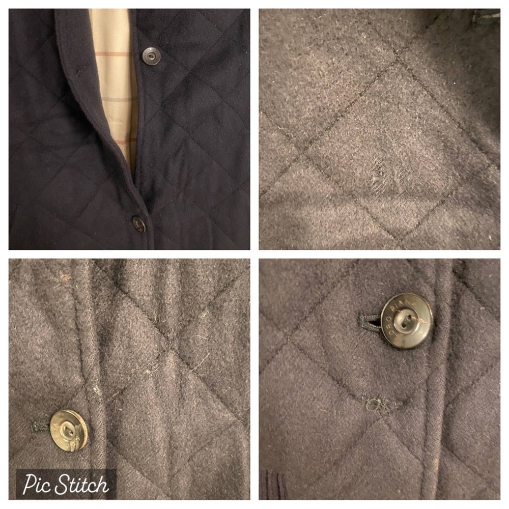 Loro Piana Dark Navy Blue Cashmere Quilted Vest - Picture 14 of 14